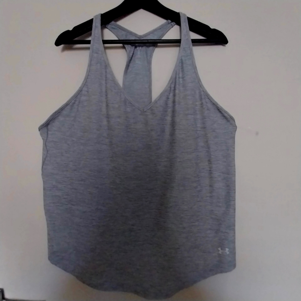 Under armour sleeveless grey sz XL